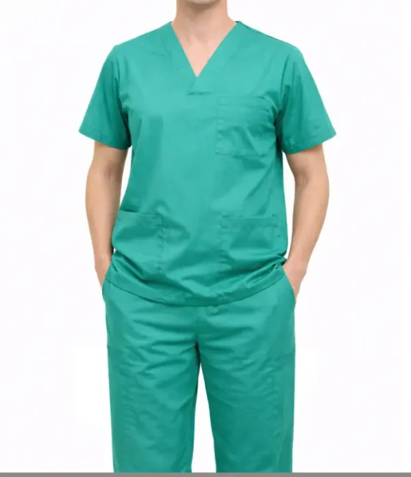 Ambo médico sanitario unisex de chaquetilla y pantalón para personal de salud de sastrería juan