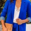 Saco sastrero blazer de mujer para uniforme ejecutivo de oficina de sastreria juan