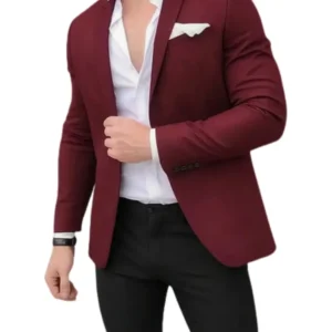Ambo Slim Fit Bordo